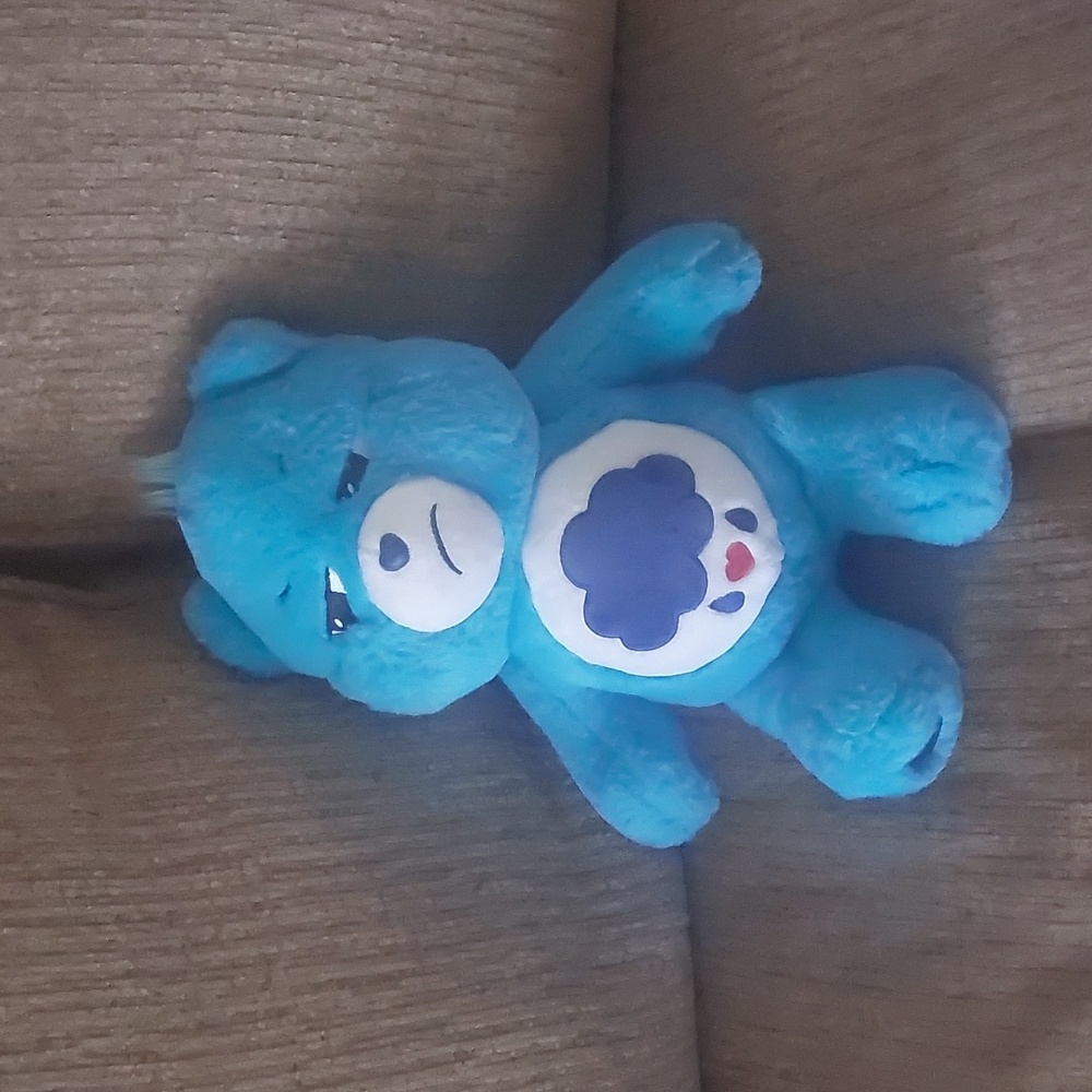 2020 Basic Fun Carebears Grumpy Bear Plush 13" - Picture 3 of 16